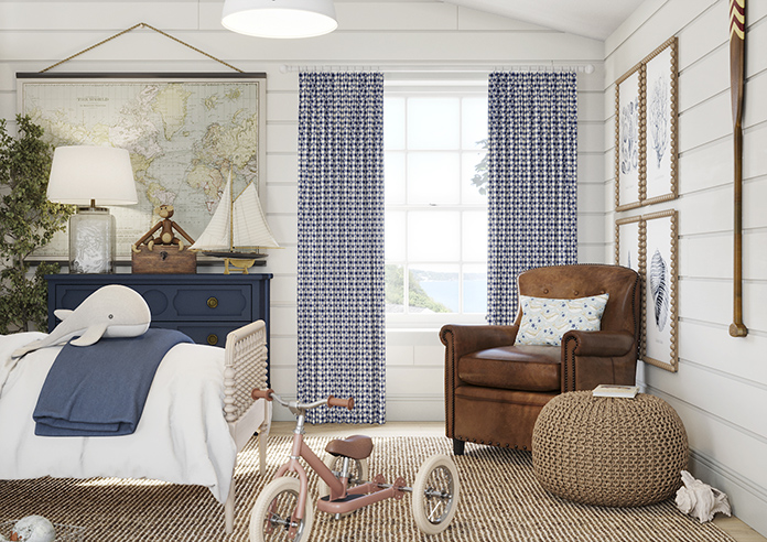 Whaley Great, Gingham Star Shore - Made to Measure Curtains - Image 3